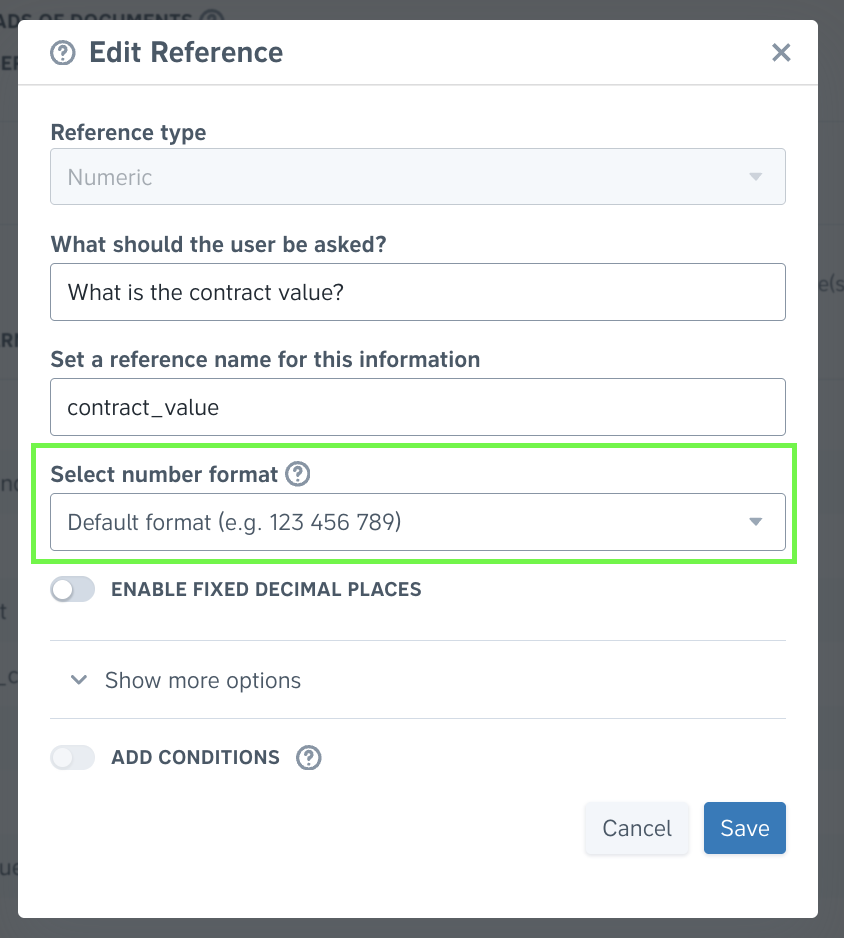 How do I decide on the number formatting locale in my organization?