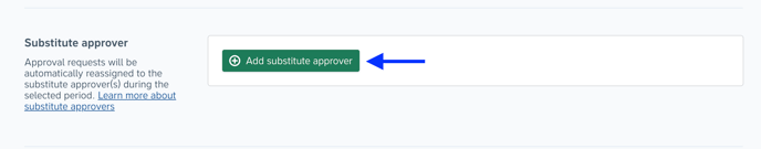 add substitute approver