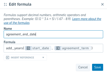 agreement term calculation