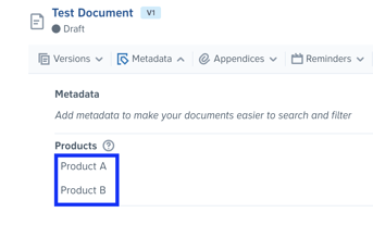 multiple choice metadata